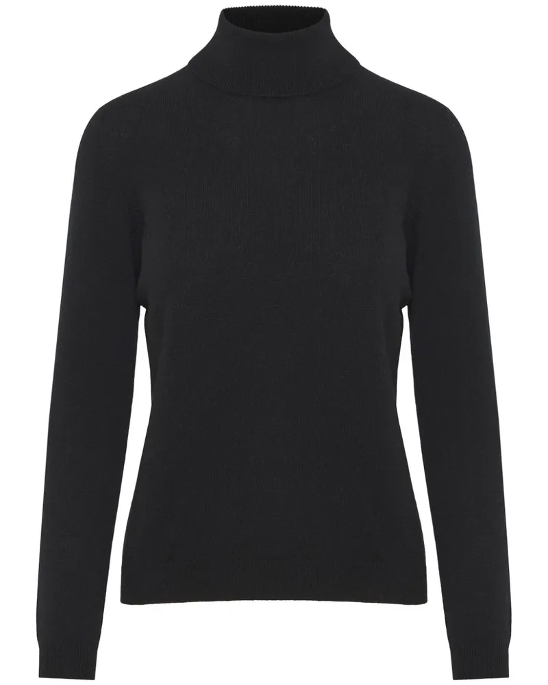 BARBA Pullover mit Rollkragen - Schwarz Schwarz