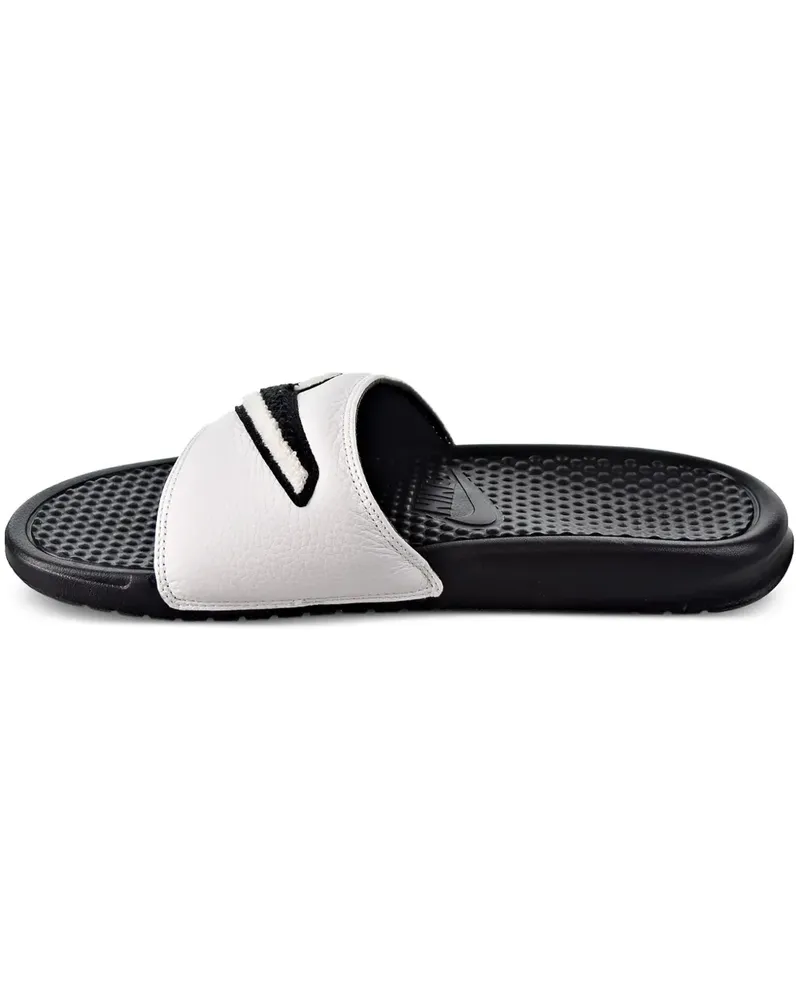 Nike Benassi JDI "Black/Summit White" Pantoletten - Weiß Weiß