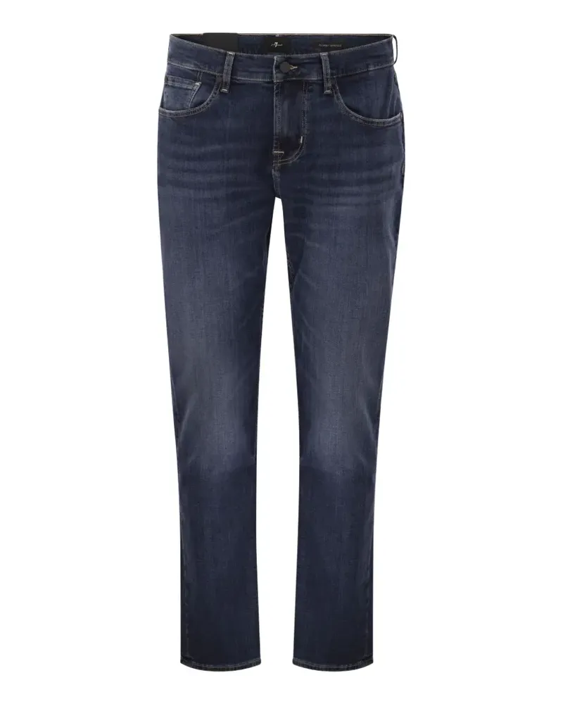 7 for all mankind Slimmy Tapered Lux Performance Jeans - Blau Blau