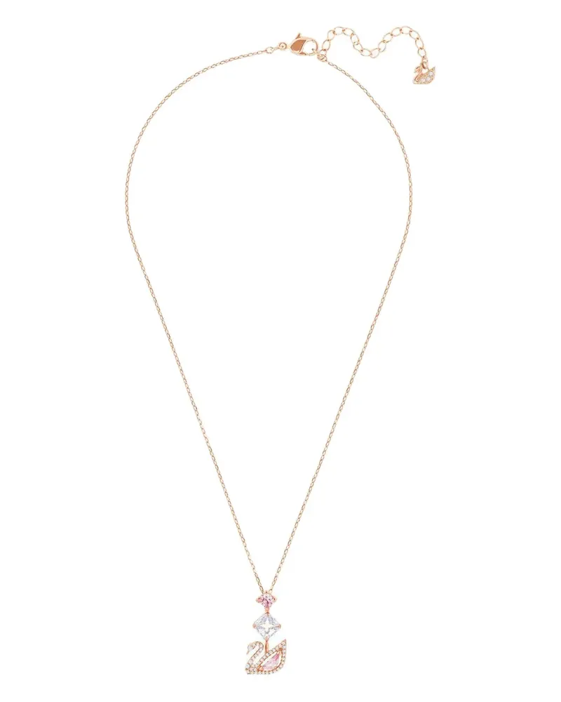 Swarovski Halskette mit Kristallen - Rosa Rosa