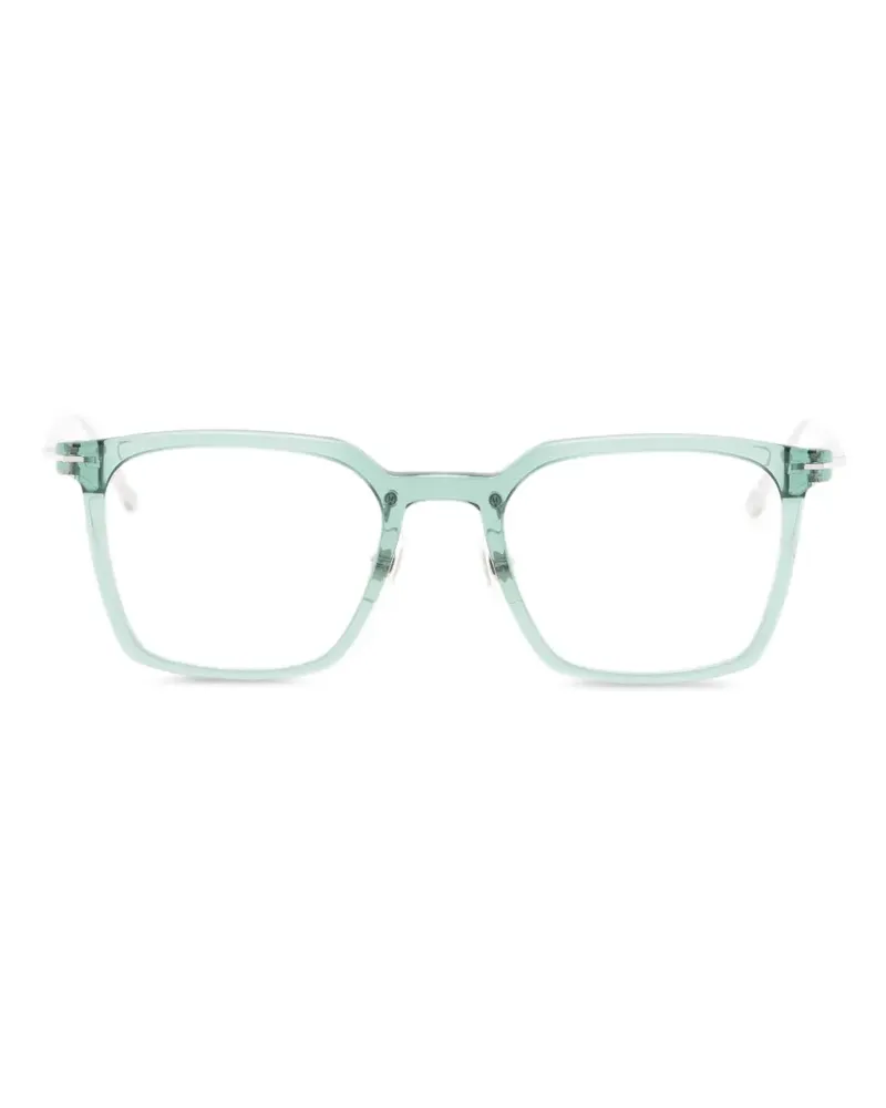 MATSUDA Brille mit eckigem Gestell - Grün Grün