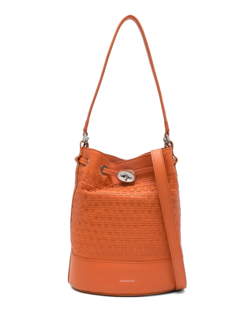 Zanellato Kleine MONDA'® Musiva Beuteltasche - Orange Orange