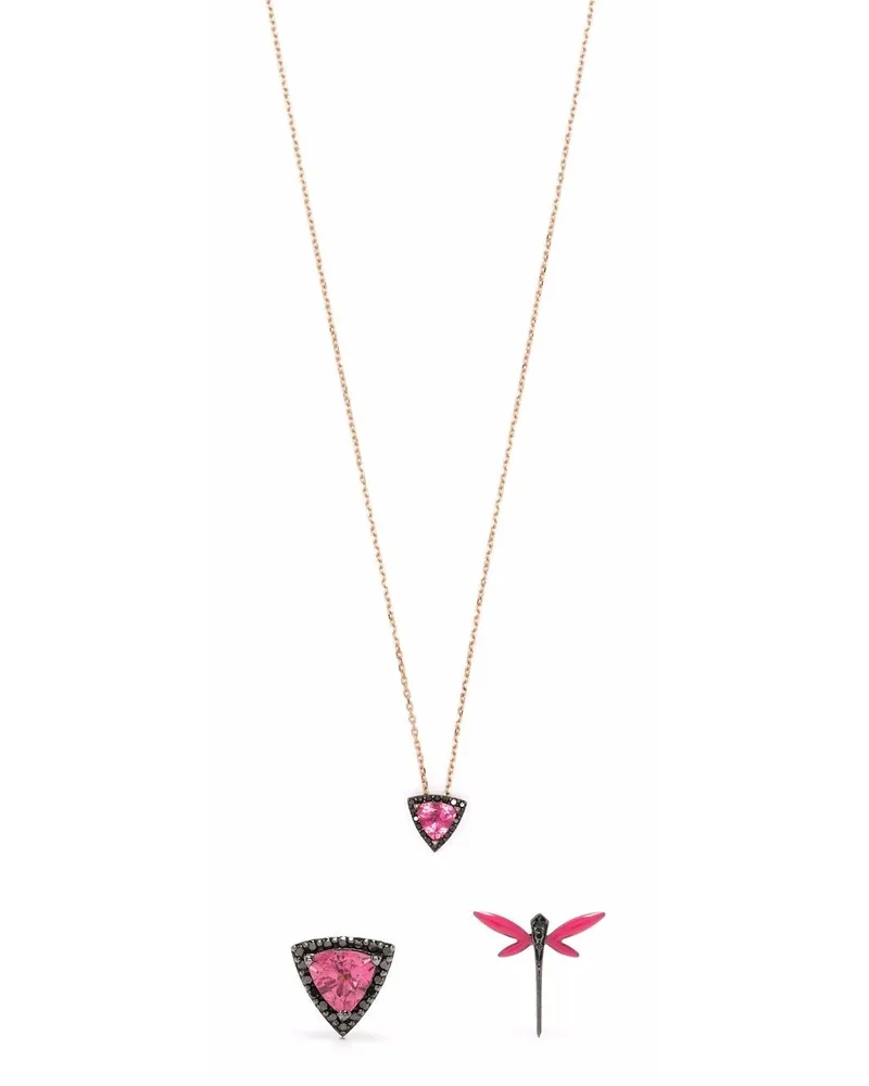 ANAPSARA 18kt Rotgoldohrringe - Rosa Rosa