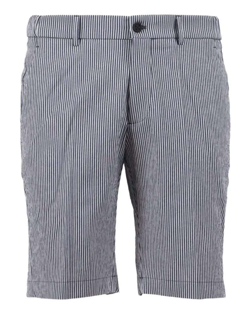Berwich striped straight-leg bermuda shorts - Blau Blau