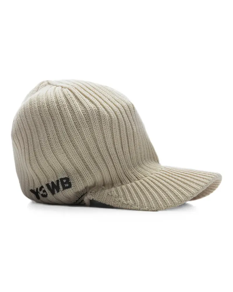 adidas x Wales Bonner x Y-3 Beanie aus Rippstrick - Nude Nude
