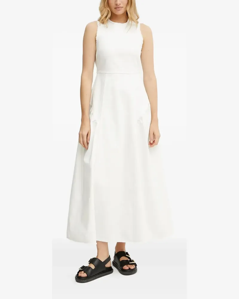 IVY & OAK frayed sleeveless dress - Weiß Weiß