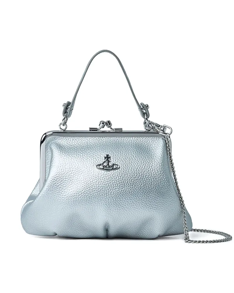 Vivienne Westwood Granny Frame Handtasche - Silber Silber