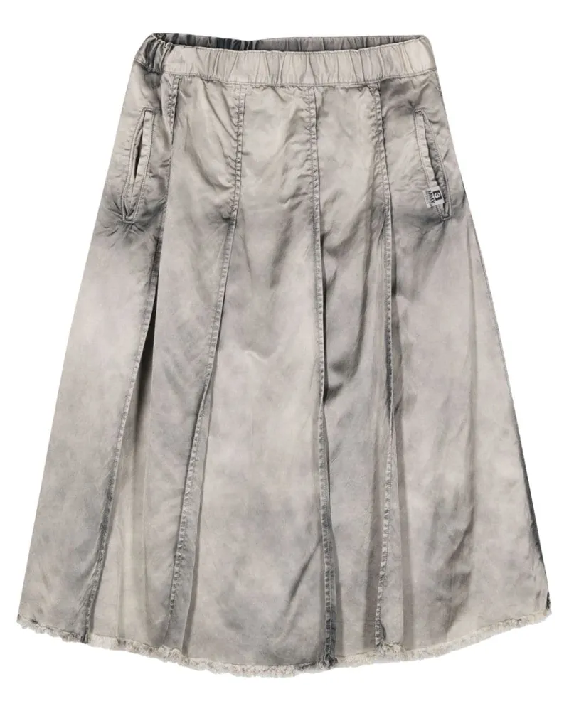 MIHARAYASUHIRO Jeansrock mit Falten - Grau Grau