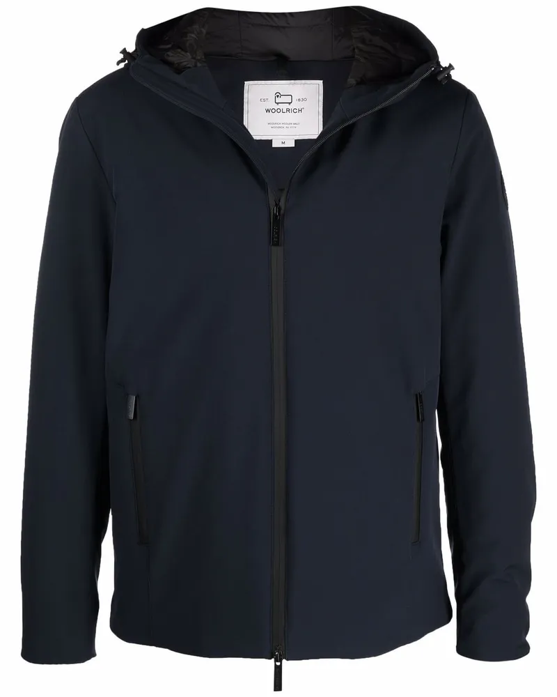 Woolrich Pacific Softshell-Windbreaker Blau
