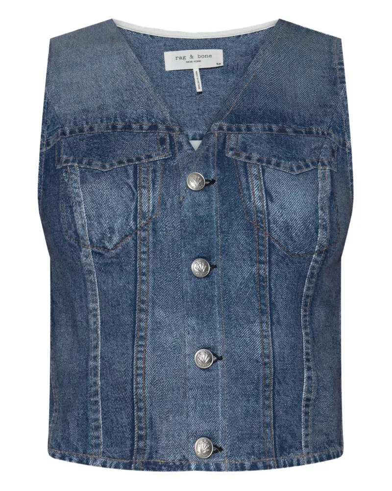 Rag & Bone Miramar Isabella Weste - Blau Blau