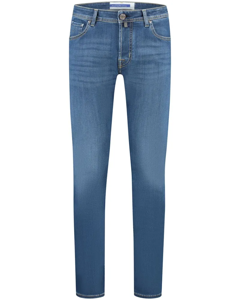 Jacob Cohën Nick Slim-Fit-Jeans - Blau Blau