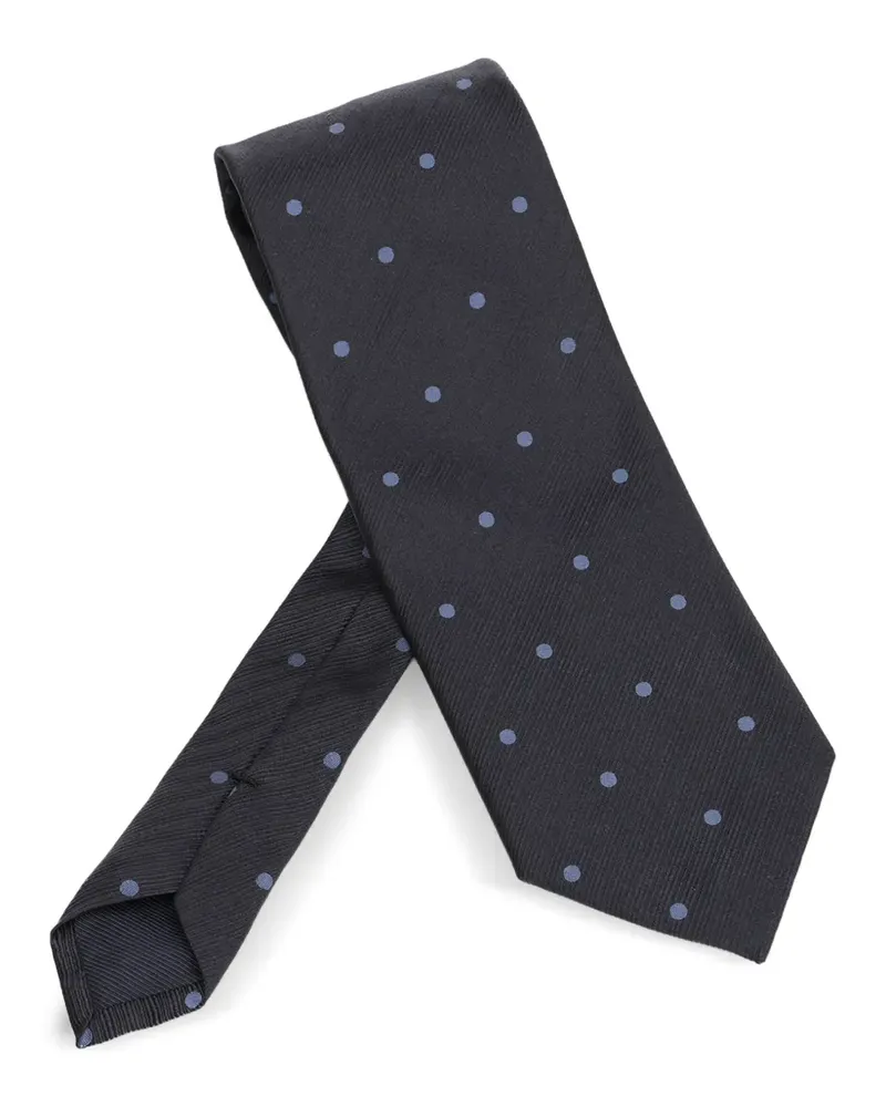Tom Ford Krawatte mit Polka Dots - Blau Blau