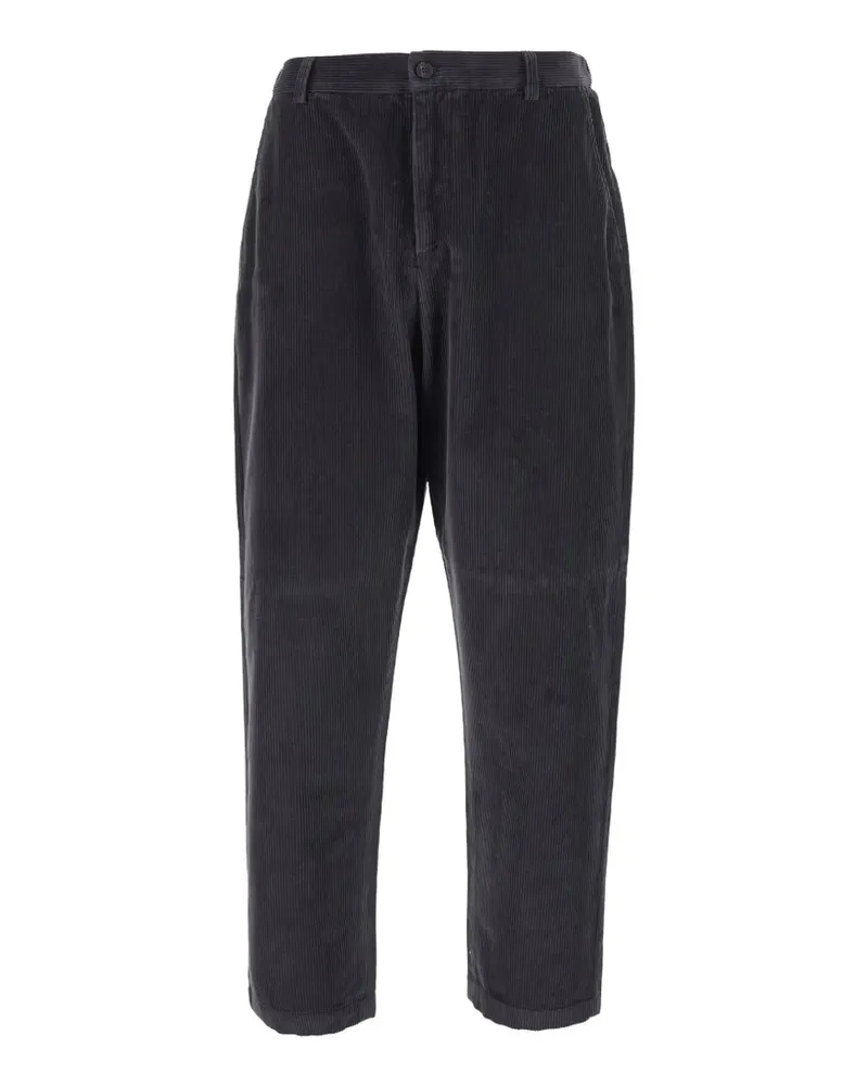 Mauro Grifoni corduroy-textured trousers - Grau Grau