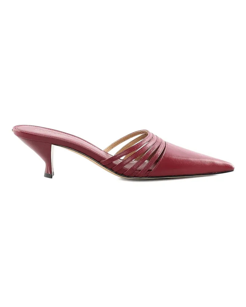 Michael Kors Haisley Mules mit Riemen - Rot Rot