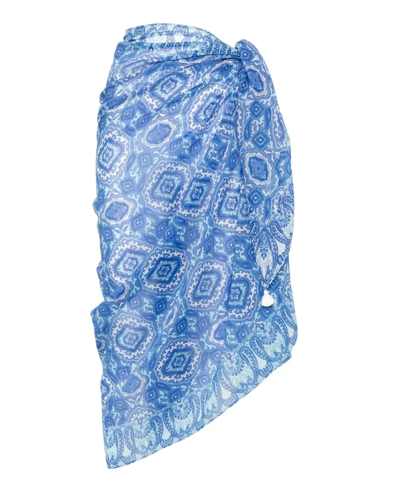 Heidi Klein paisley-print sarong - Blau Blau