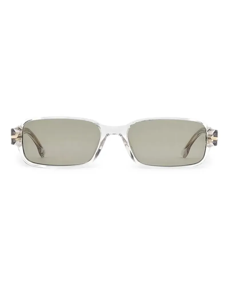 Victoria Beckham rectangle-frame sunglasses - Weiß Weiß