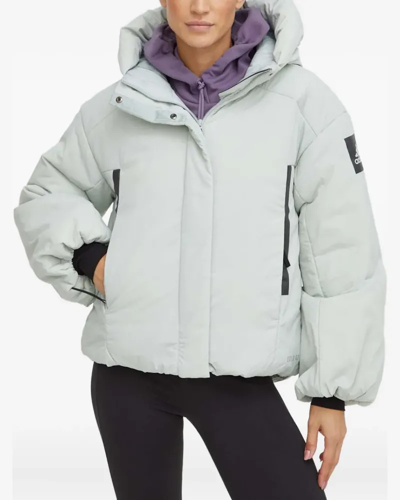 adidas Myshelter hooded puffer jacket - Grau Grau