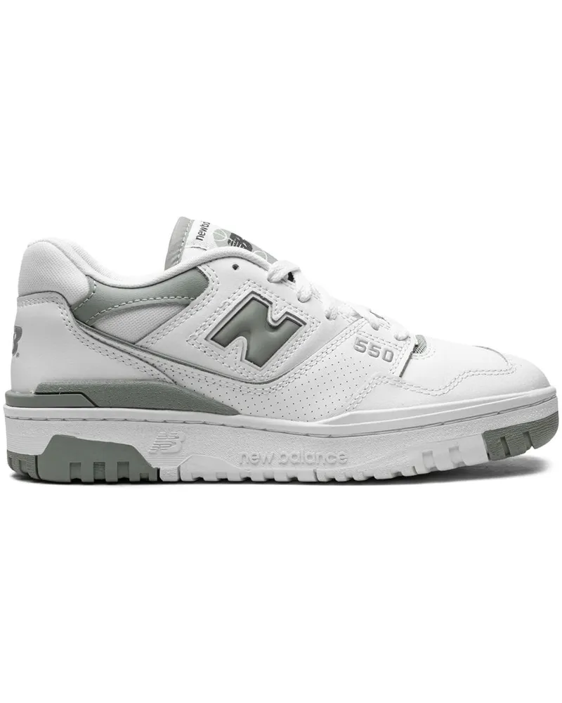 New Balance 550 White Green Sneakers - Grau Grau