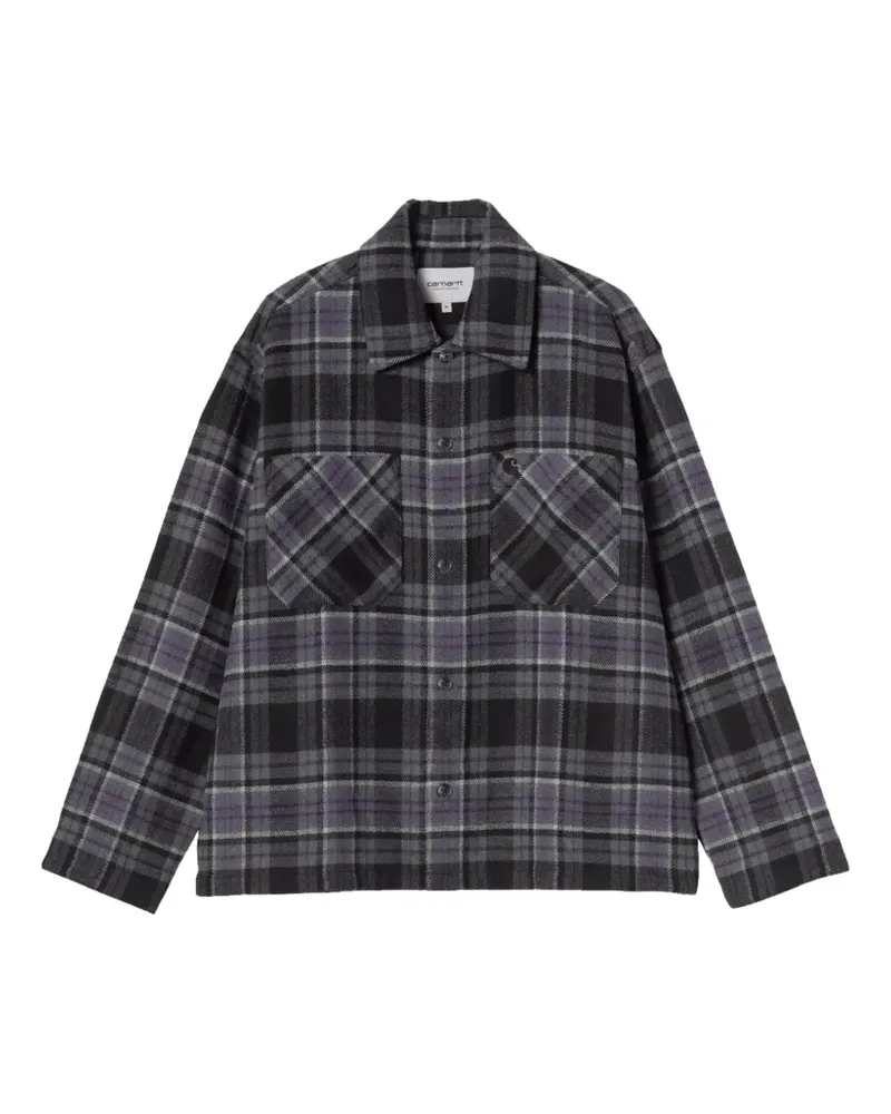 Carhartt WIP Kariertes Parson Hemd - Schwarz Schwarz