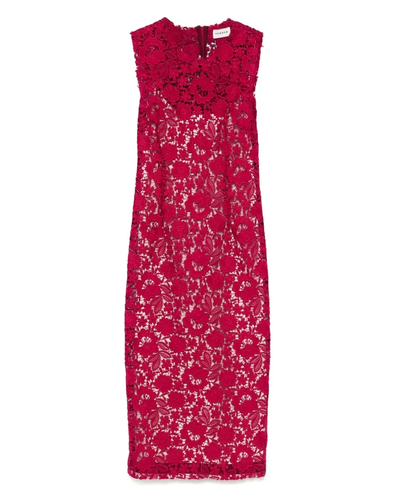 P.A.R.O.S.H. P.A.R.O H. Minikleid aus Makramee - Rot Rot
