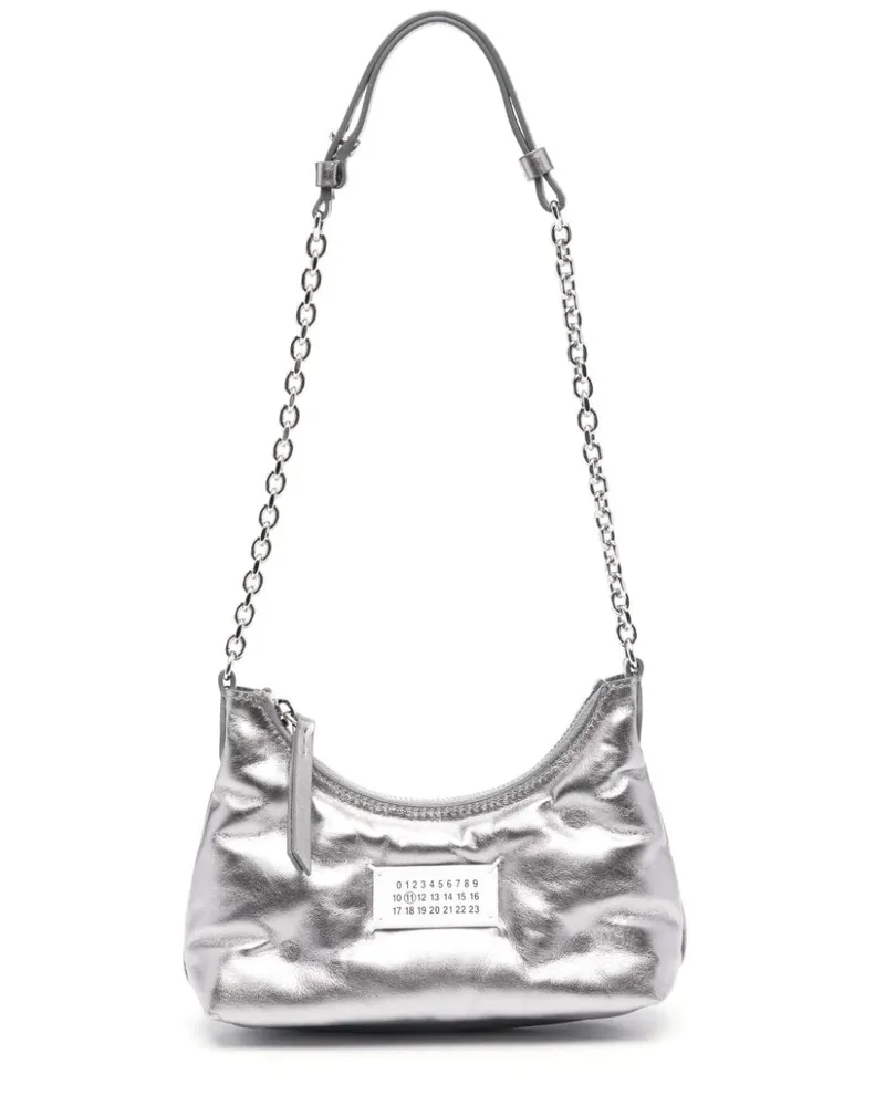 Maison Margiela Micro Glam Slam Mini-Tasche - Silber Silber