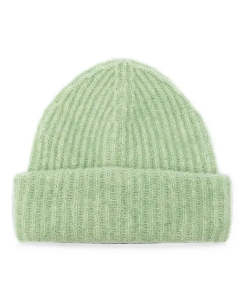 Roberto Collina ribbed-knit beanie hat - Grün Grün