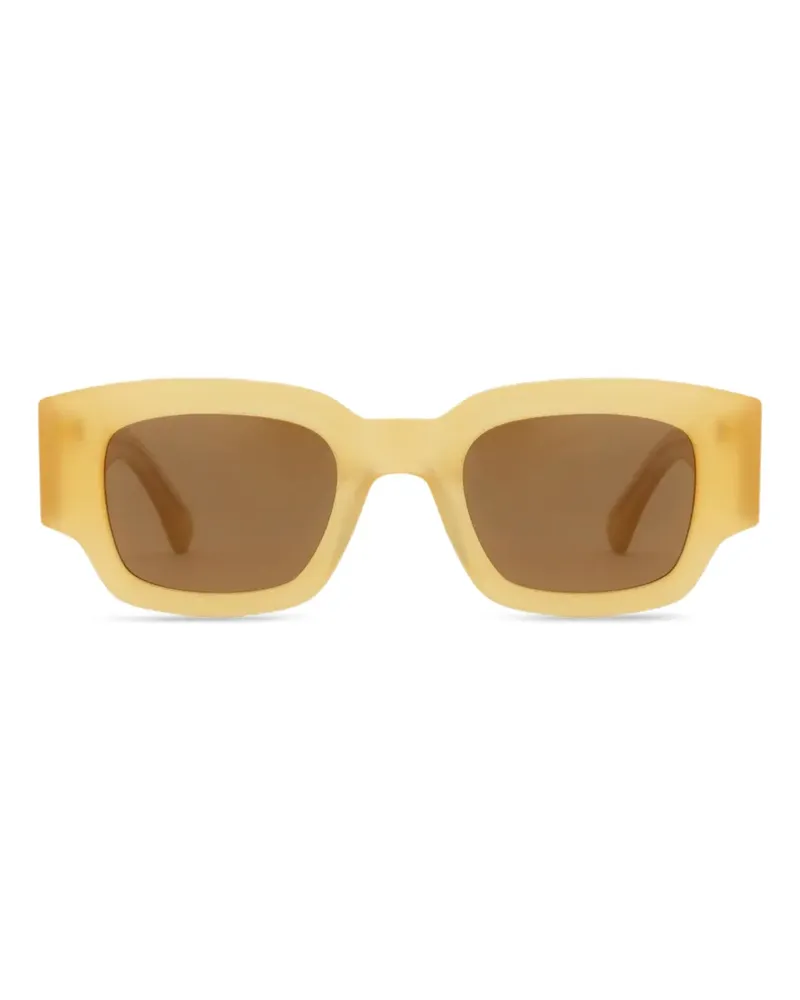 AMI Paris Eckige Ami de Coeur Sonnenbrille - Nude Nude