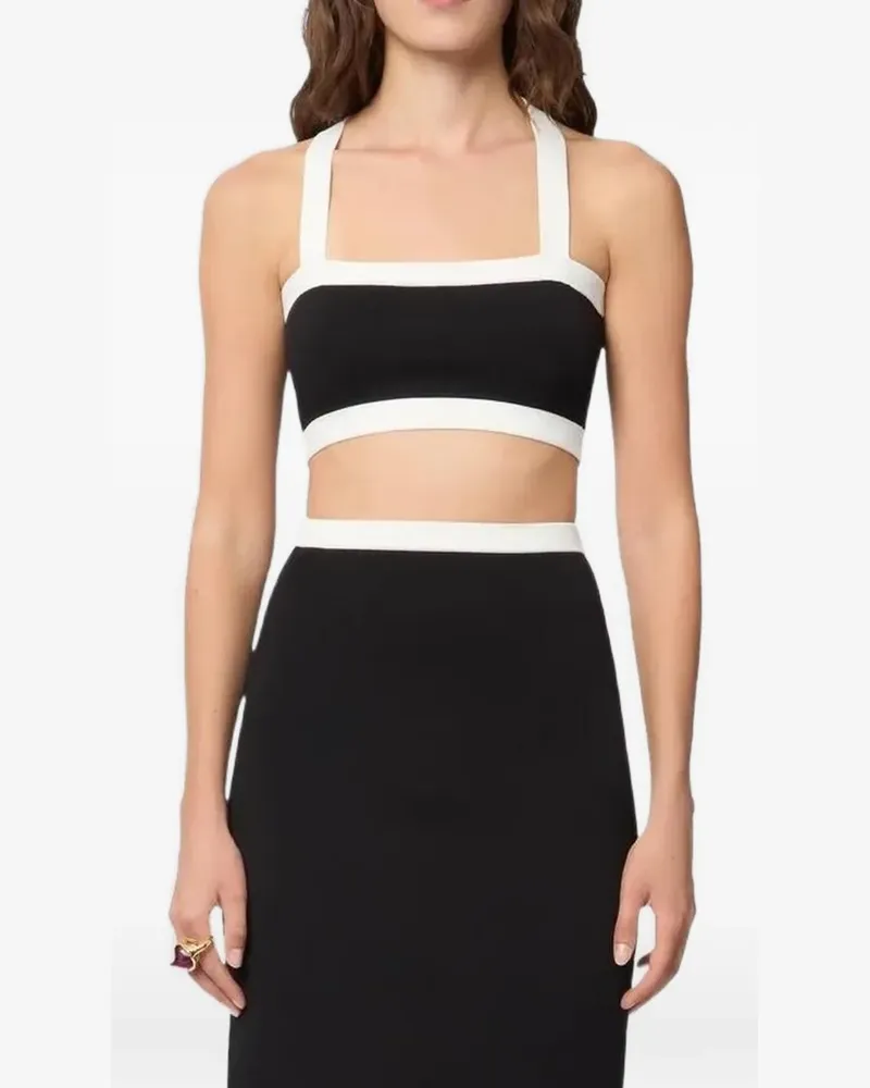 Nina Ricci Le Bralette square-neck tank top - Schwarz Schwarz