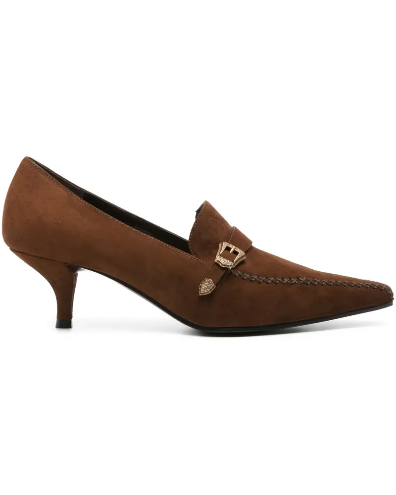 FESTA Milano Pumps aus Wildleder - Braun Braun