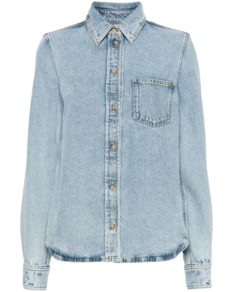 Totême Jeanshemd mit klassischem Kragen - Blau Blau