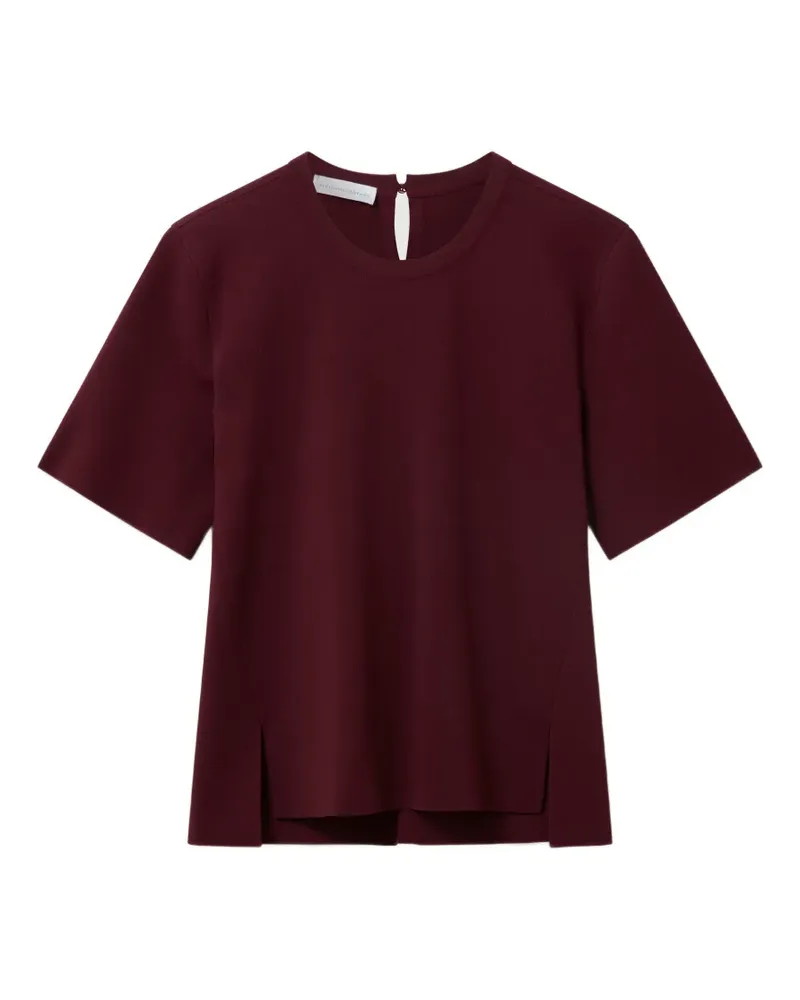 Stella McCartney Kurzärmeliges Oberteil - Rot Rot