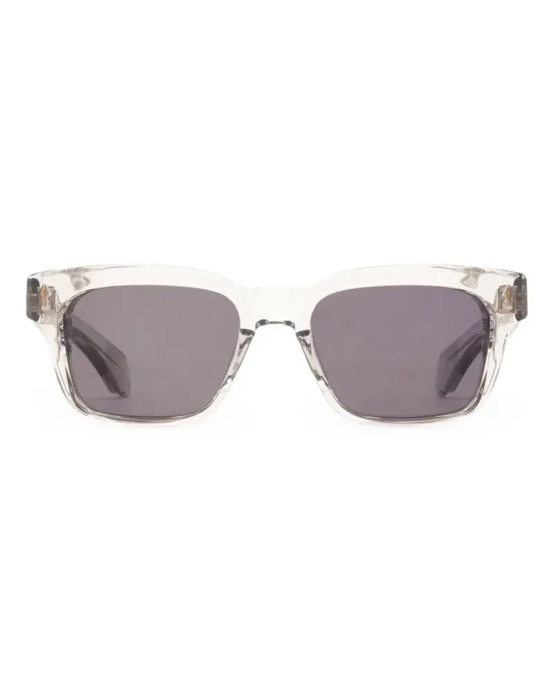 Jacques Marie Mage Eckige Molino Sonnenbrille - Weiß Weiß