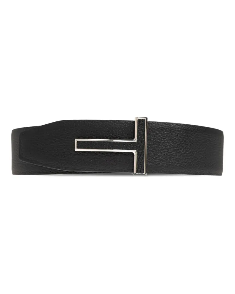 Tom Ford T-buckle belt - Schwarz Schwarz