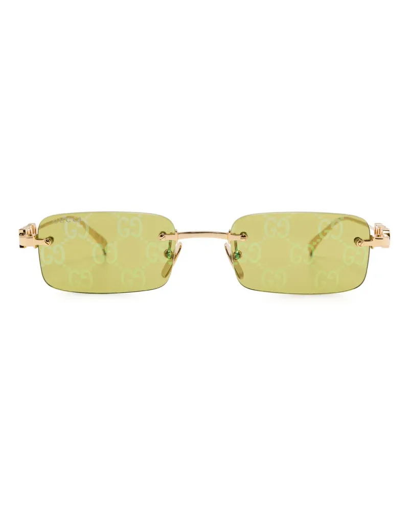 Gucci Rahmenlose Sonnenbrille - Gold Gold