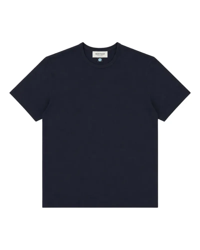 Heritage crew-neck T-shirt - Blau Blau