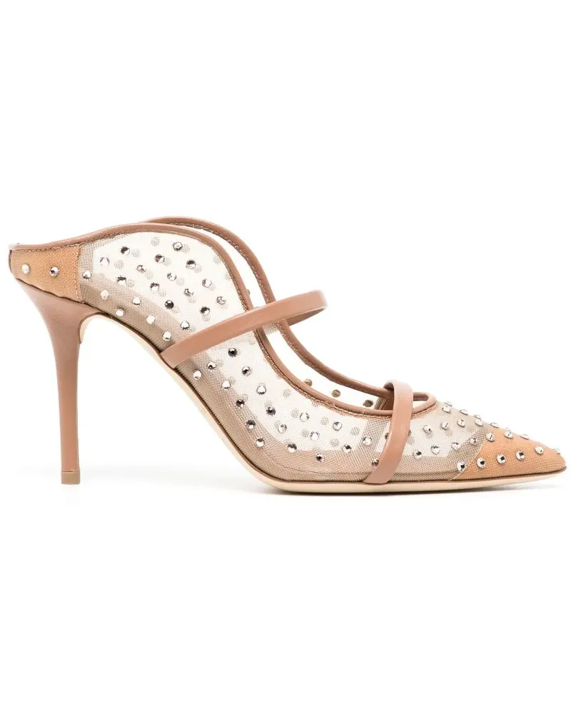 Malone Souliers Maureen 85 Mules - Nude Nude