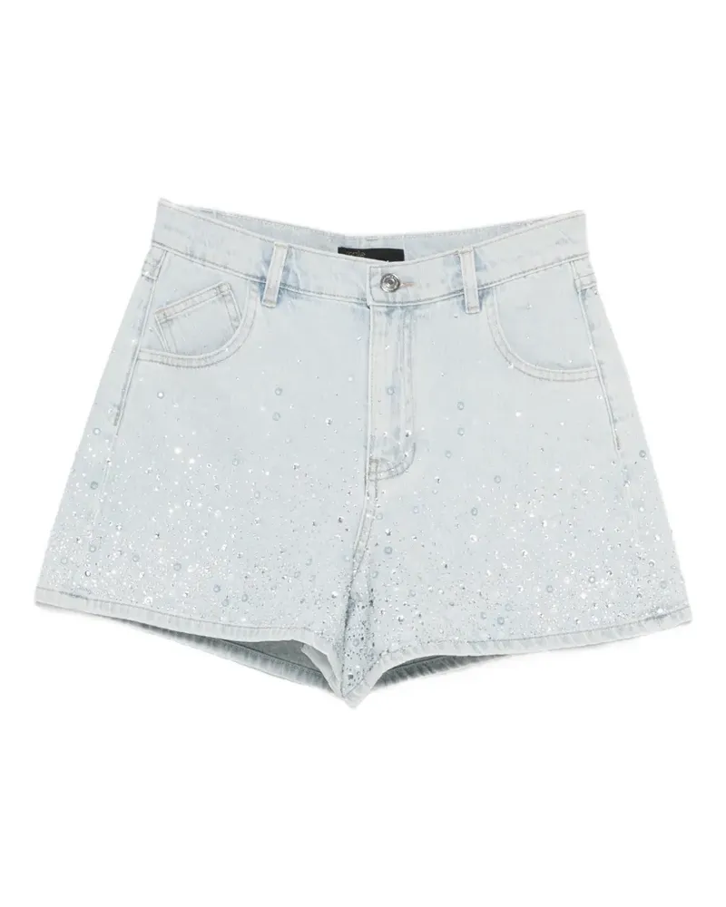 Maje Verzierte Shorts - Blau Blau