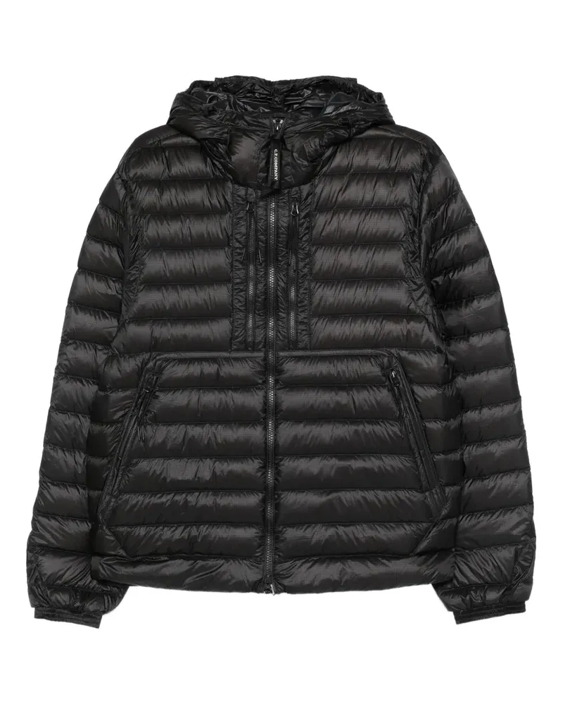 C.P. Company D.D. Shell Steppjacke mit Kapuze - Schwarz Schwarz