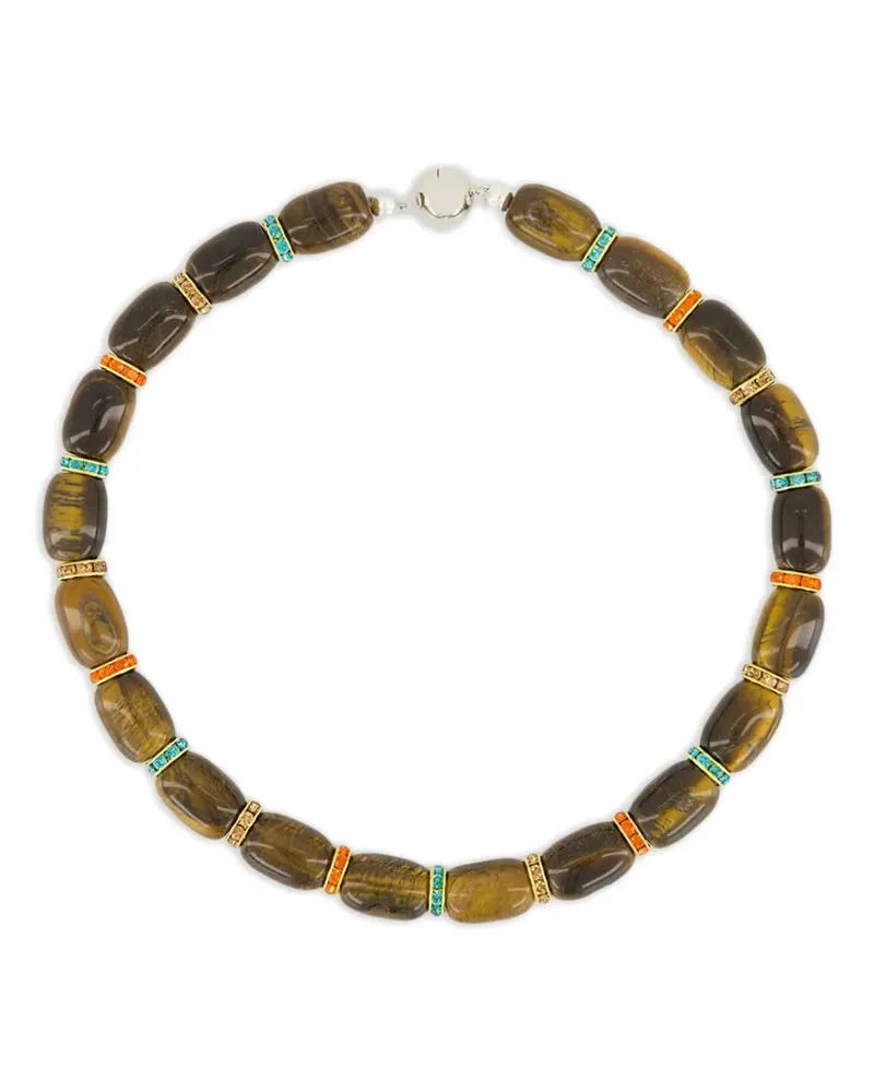 JULIETTA Halskette mit Tigerauge - Braun Braun