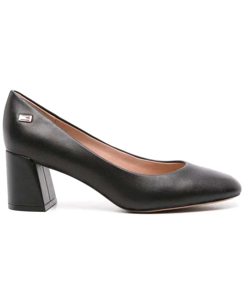 Tommy Hilfiger Pumps mit eckiger Kappe 60mm - Schwarz Schwarz