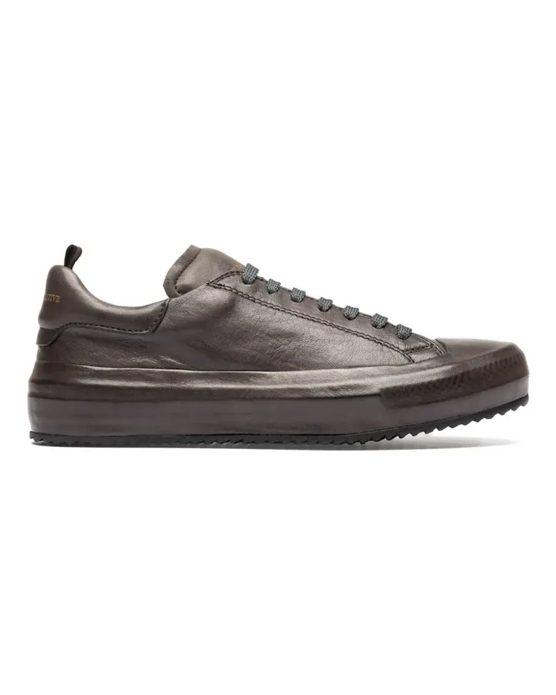 Officine Creative Italia Mes 104 leather sneakers - Braun Braun