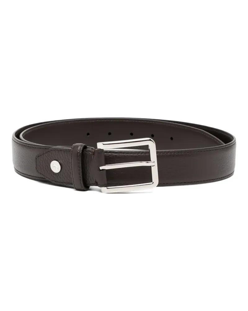 Brioni Eckiger Gürtel - Braun Braun