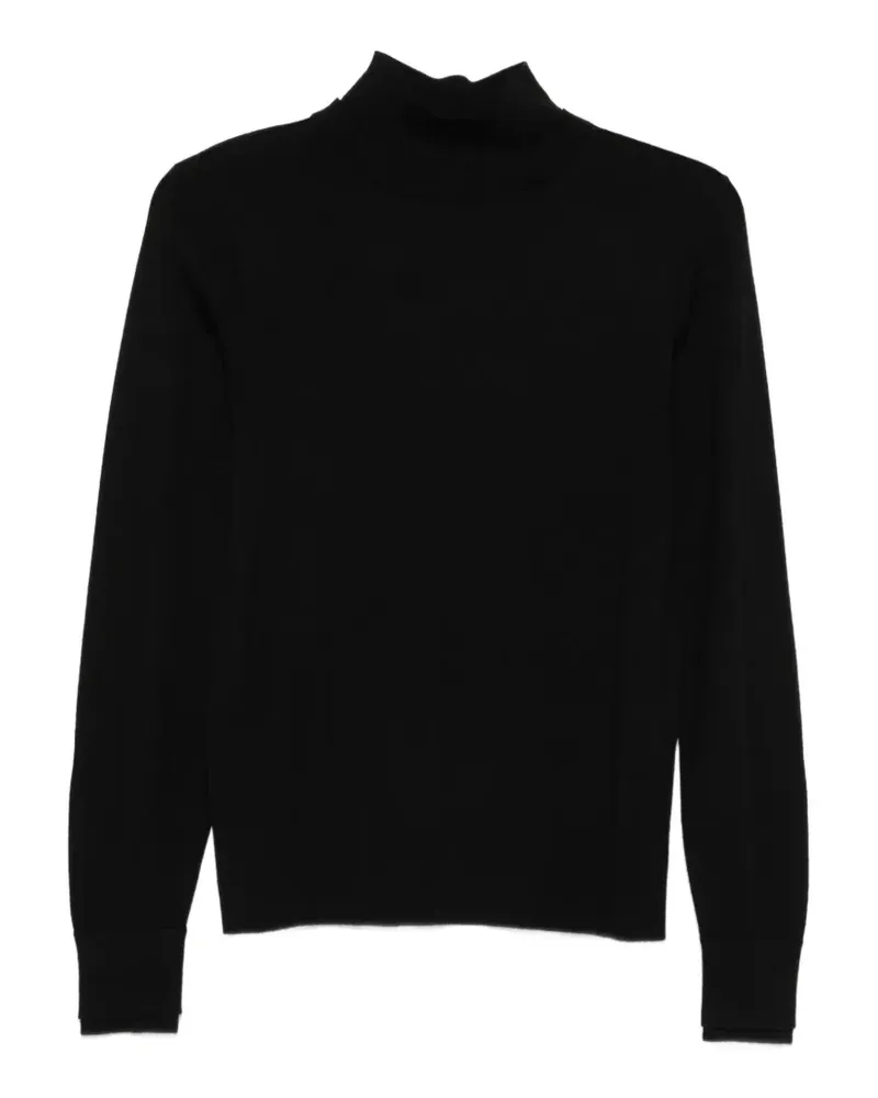 Seventy Pullover mit Stehkragen - Schwarz Schwarz