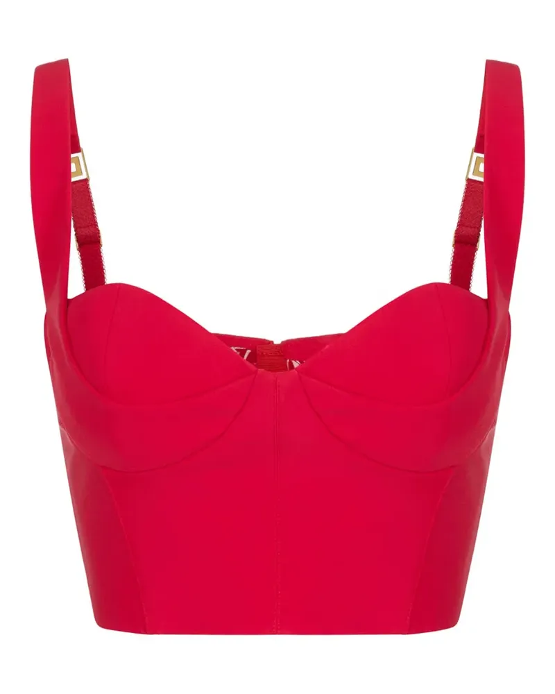 Elisabetta Franchi Cropped-Top aus Funktionsstoff - Rot Rot