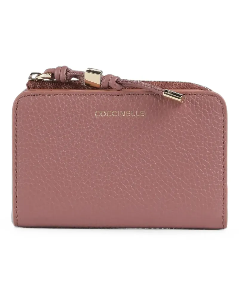Coccinelle pebbled-texture wallet - Rosa Rosa