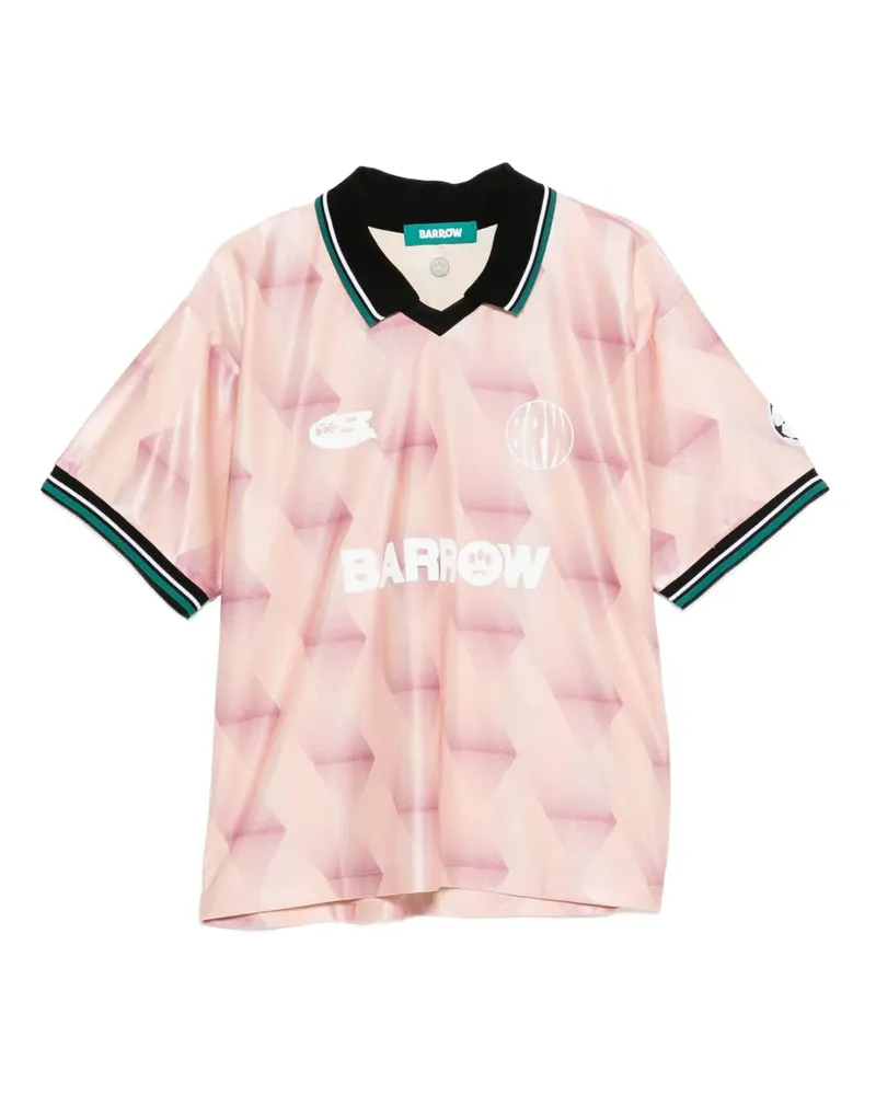 BARROW Poloshirt mit Print - Rosa Rosa