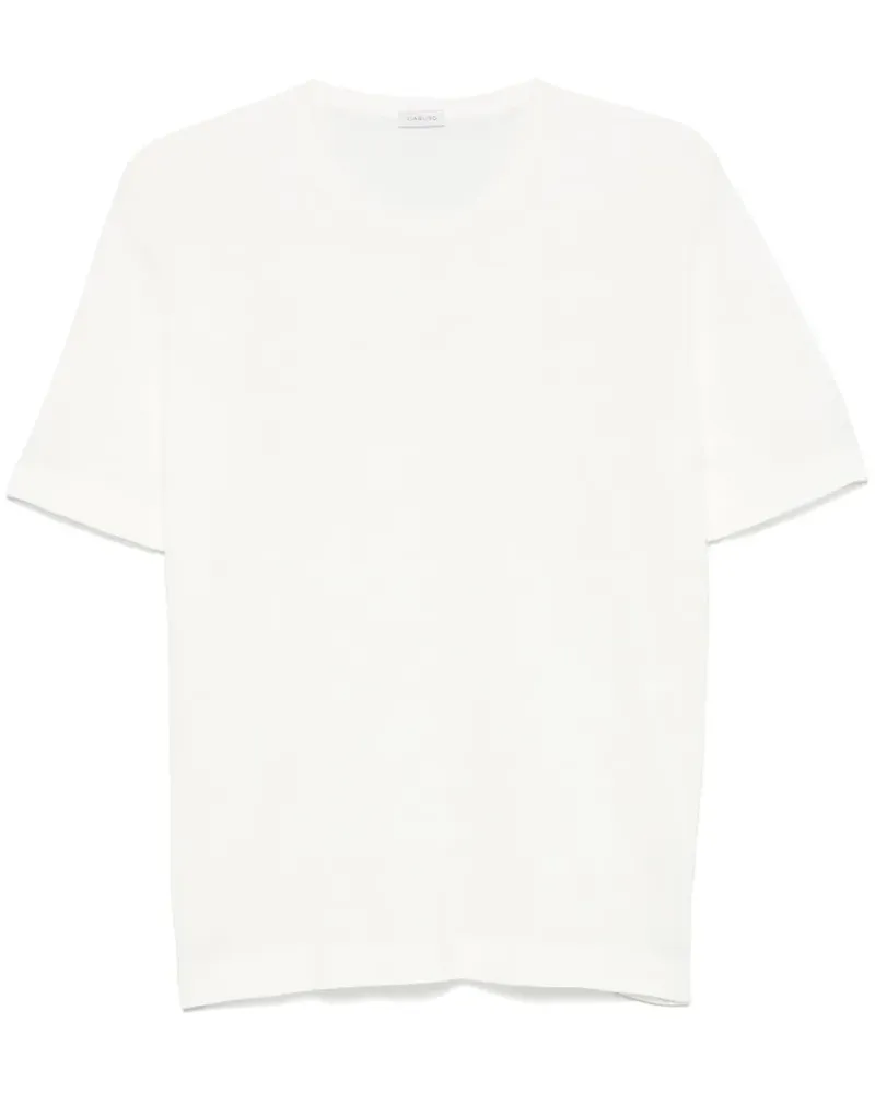 Caruso Klassisches T-Shirt - Weiß Weiß