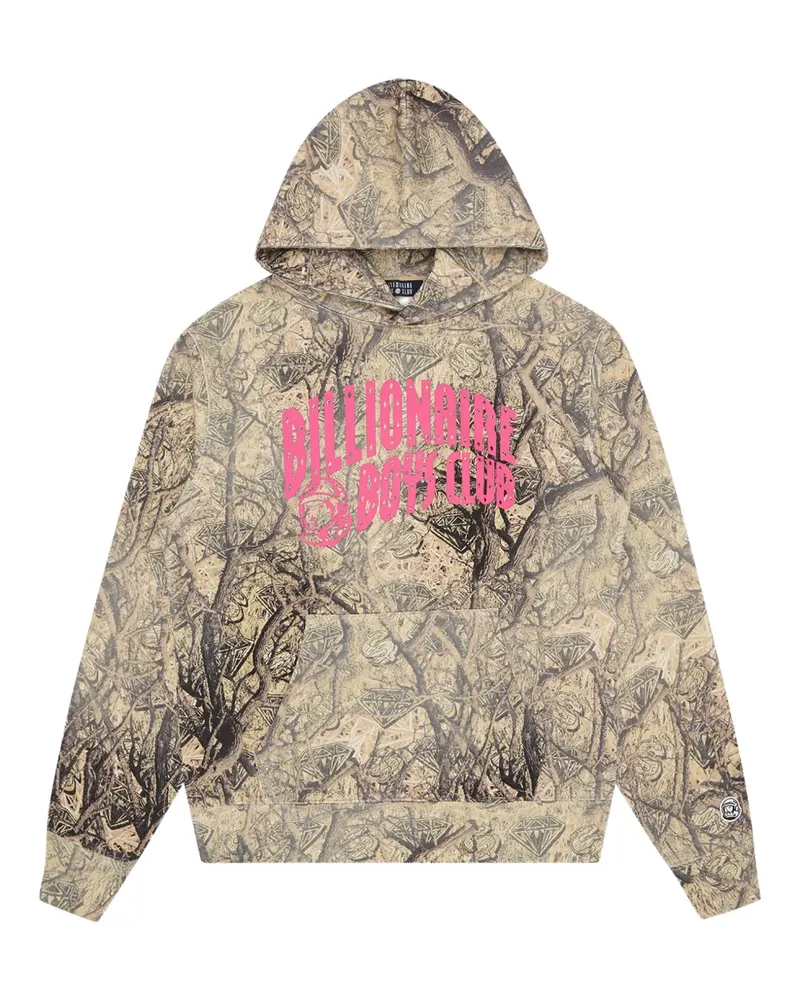 Billionaire Boys Club patterned hoodie - Nude Nude