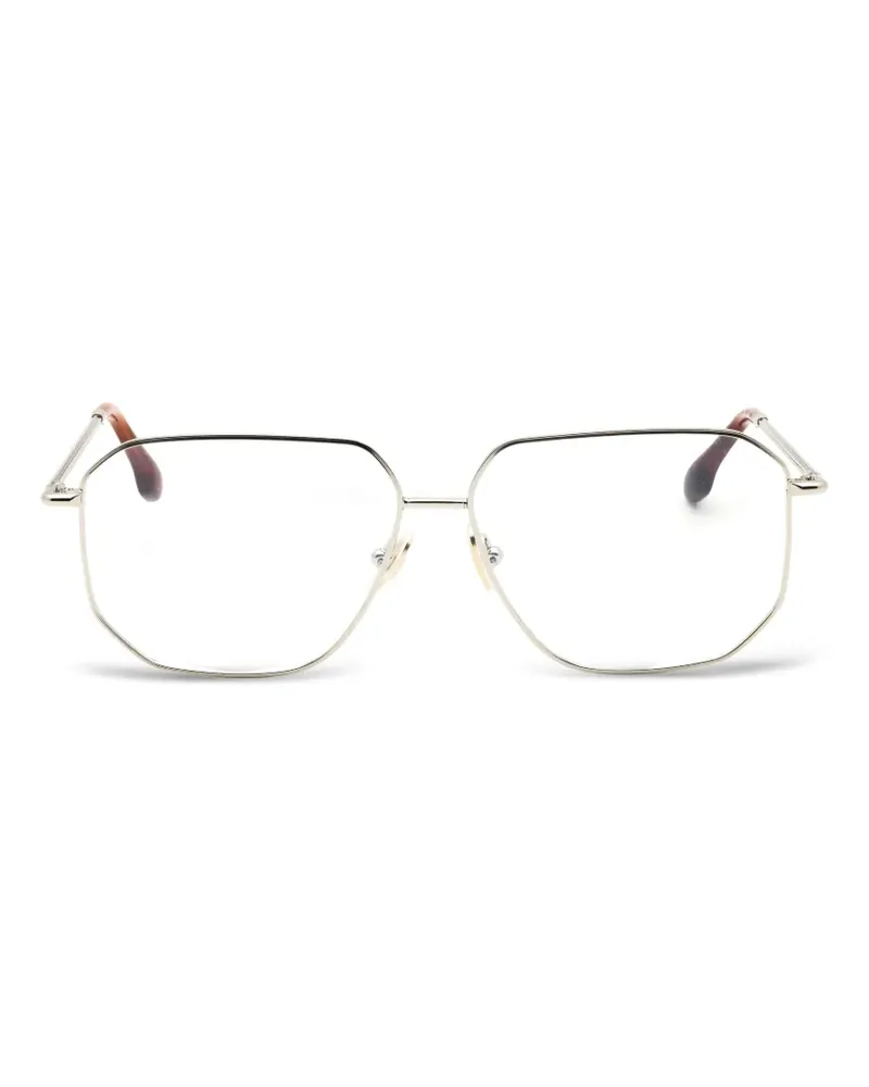Victoria Beckham Brille mit geometrischem Gestell - Silber Silber
