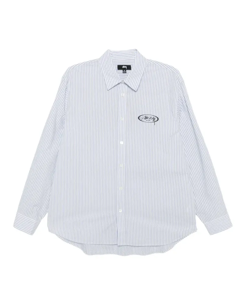 Stüssy striped shirt - Weiß Weiß